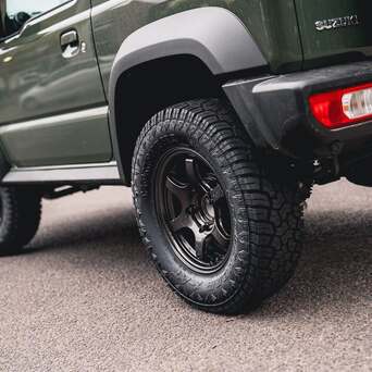  16-inch RAYS gramLIGHTS 57DR-X wheel with a Yokohama X-AT G016 tyre